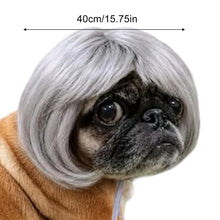 Load image into Gallery viewer, Pet Wig Accessories Dog Headdress Funny Costume Puppy Cosplay Dress Up Cute Pet Wig Cosplay Funny Props Head Accessories
