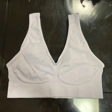 Load image into Gallery viewer, 3 Pack Women Sports Bra Wirefree Yoga Bras Tank Top High Intensity Push Up Three Color Solid Color Elastic Sports Bra
