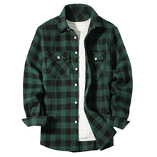 Load image into Gallery viewer, Classic Plaid Flannel Shirt Men
