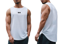 Load image into Gallery viewer, Summer Tank Top Mens Gym Fitness Training Clothing Quick Dry Silm Fit Bodybuilding Sleeveless Shirts Men Fashion Basketball Vest
