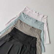 Load image into Gallery viewer, High Waist Tennis Skirt Shorts
