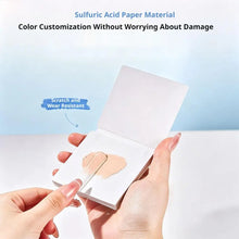 Load image into Gallery viewer, Makeup Mixing Paper,Disposable  Foundation Makeup Palette For Nail Art Eye Shadow Pigment Blending,Makeup Palette Mixing Tray
