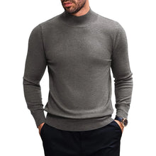 Load image into Gallery viewer, Stretch Mock Neck Knit Sweater
