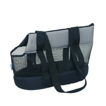 Load image into Gallery viewer, Practical Oxford Cloth Pet Carrier Black Foldable Pet Bag Breathable Lightweight Pet Backpack Hiking Trip
