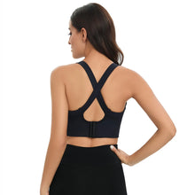 Load image into Gallery viewer, Sports and Beautiful Back Bra Set, Cross-Back Sports Bra, No Chest Pad, Adjustable Size, and Can Be Worn Inside Normally
