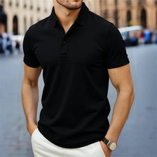 Load image into Gallery viewer, 2026 New Men's Casual and Fashionable Simple Collared Short Sleeved Polo Shirt Summer Comfortable Breathable and Versatile Top
