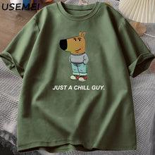Load image into Gallery viewer, Chill Meme Graphic Cotton Tee
