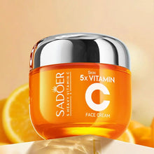 Load image into Gallery viewer, Vitamin C Skincare Travel Skincare Toner+ Serum+Face Cream Moisturizing Brightening Hydrating Facial Serum Face Care Set
