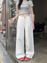 Load image into Gallery viewer, Women's Clothing Black Jeans Tie Dye Bleached Irregular Design Gradient Multi Color Female Denim Fashion Unique Colorful Cool
