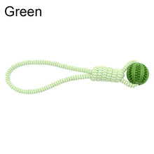 Load image into Gallery viewer, Pet Toy Dog Bite-Resistant Cotton Rope Hand-Held Treat Ball for Teeth Cleaning and Training, Interactive Educational Toy Ball
