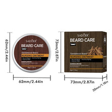 Load image into Gallery viewer, Men's Sandalwood Beard Care Balm Tame Unruly Hairs, Deeply Cleanse &amp; Moisturize Dry Beards, Promote Healthie Thicker Facial Hair

