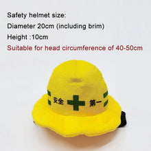 Load image into Gallery viewer, Pet Engineering Team Safety Helmet Puppy Kitten Hat Halloween Pets Accessories Small Medium-Sized Dog Corgi Labrador Photo Props

