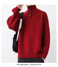 Load image into Gallery viewer, Sweater Men's Winter Turtleneck Base Layer Warm Thickened Wool Pullovers
