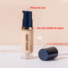Load image into Gallery viewer, BEAUTY GLAZED 3Pcs Face Makeup Set, Matte Long Lasting Waterproof Liquid Foundation+Primer+Puff
