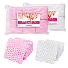 Load image into Gallery viewer, Nail Polish Remover Wipes Nail Cleaning Pads, Non Woven Nail Pads For Women Girl Beauty Salon
