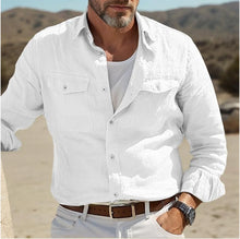 Load image into Gallery viewer, Men's Shirts Shirts for Man Men's Shirt Linen Shirt Shirts Men's Linen Shirt Men Shirt Man Business Gentleman Denim Shirts
