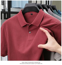 Load image into Gallery viewer, Men's 100% Cotton Polo Shirt - Summer Casual Breathable Tee,19 Colors,Ideal for Golf and Sports,Business Casual,Silk-Like Finish
