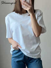 Load image into Gallery viewer, Soft Loose Cotton Summer Tee

