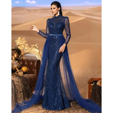 Load image into Gallery viewer, Elegant Sequined Mermaid Evening Gown
