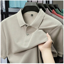 Load image into Gallery viewer, Men's 100% Cotton Polo Shirt - Summer Casual Breathable Tee,19 Colors,Ideal for Golf and Sports,Business Casual,Silk-Like Finish
