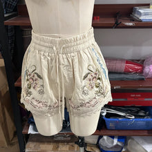 Load image into Gallery viewer, Casual Print Top Shorts Women Set Holidays V-neck Long Flare Sleeve Blouse Wide Leg Short Pants 2026 Summer Autumn Lady Outfit
