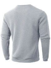 Load image into Gallery viewer, Modern Jacquard Crewneck Knit Pullover
