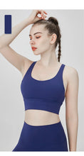 Load image into Gallery viewer, New Summer Sexy Sports Bras Women Fitness Vest Sports Top Cross Back Yoga Bra Running Fitness Breathable Shockproof Yoga Bra
