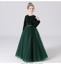 Load image into Gallery viewer, Classic Girls Chiffon Ball Gown
