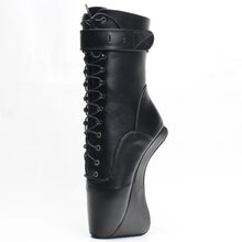 Load image into Gallery viewer, 7‘‘Extreme High Heel Hoof heelless Ballet Cosplay Ankle Boots

