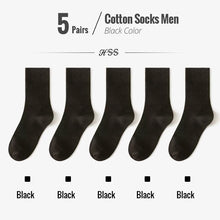 Load image into Gallery viewer, Combed Cotton Business Crew Socks
