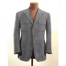 Load image into Gallery viewer, Faux Suede Slim Fit Blazer

