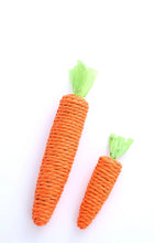 Load image into Gallery viewer, Cat Toy Carrot Sound Pet Products Bite Resistant Paper Rope Scratcher Clean Teeth Interactive Play Cat Carrot Chew Toy for Cat
