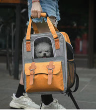 Load image into Gallery viewer, Pet Backpack,Dogs and Cats Travel Portable Back Bag,Large capacity,Pet Carrier Bag for Cats and Dogs, Portable Travel Backpack
