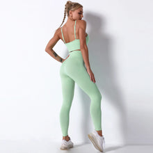 Load image into Gallery viewer, Female Yoga Set Ensemble Seamless Sexy Sport Suit Women Sportswear Leggings Fitness Workout Gym Wear Running Clothing Tracksuit
