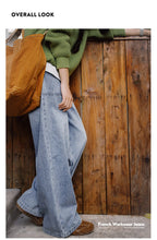 Load image into Gallery viewer, High Waist Vintage Straight Jeans

