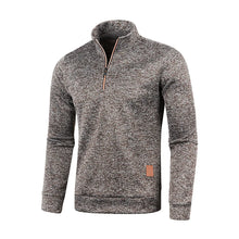 Load image into Gallery viewer, Modern Half Zip Knit Sweatshirt
