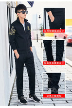 Load image into Gallery viewer, Plus Size 5XL 6XL Men's Tracksuit Autumn Clothes Sportswear Two Piece Set Men Jacket Sweatpants Male Sweatsuit Sports Suits Sets
