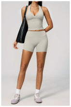 Load image into Gallery viewer, Yoga Outfit Set Fitness Two-Piece Set With No Embarrassing Lines Butt-Lifting Running Shorts Leggings Yoga Suit Athletic Wear
