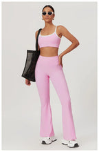 Load image into Gallery viewer, Yoga Set Women Sport Bra Gym Workout Legging High Waist Wide Flare Pant Fitness Sports Shorts Active Wear Suit
