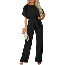Load image into Gallery viewer, Women's Belted Jumpsuit Casual Wide-Leg Pants  Summer Commute Outfit  Stylish &amp; Comfortable
