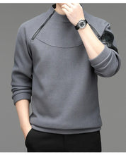 Load image into Gallery viewer, Men's Sweatshirs Spring Fall Long-sleeved T-shirt Top Loose Trend Round Neck Bottoming Shirt Lightweight Casual Sports
