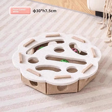 Load image into Gallery viewer, Cat Puzzle Toy Felt Puzzle Box Cat Exercise Toy With Ball Indoor Sports Entertainment Hunting Cat Toys For Indoor Cats
