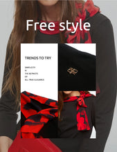 Load image into Gallery viewer, Women's Tops Long Sleeved Vintage Fashion Female Top T-Shirt Silk Scarf Bow Design Casual New Top Retro Office Ladies T-Shirt
