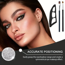 Load image into Gallery viewer, 3-Piece Eye Makeup Kit - Eyeshadow Brushes &amp; Molds, Quick Templates for Beginners, Easy Professional Look Anytime
