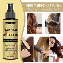 Load image into Gallery viewer, Hair heat protection spray, long-lasting protection up to 450 degrees, deeply moisturizes hair, making it soft and smooth.
