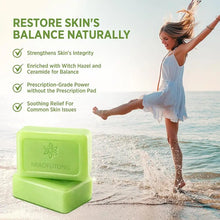 Load image into Gallery viewer, Tea Tree Soap, Soap Bar with Tea Tree Oil, Natural Soaps for Body Skin Cleaning,Gentle Exfoliating Bar Soap
