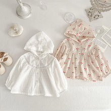 Load image into Gallery viewer, Cherry Print Baby Sun Jacket
