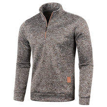 Load image into Gallery viewer, Modern Half Zip Knit Sweatshirt

