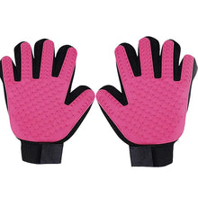 Load image into Gallery viewer, Pet Grooming Kit for Dog Cat Rabbit Fur 2 Sided Grooming Brush Bath Cleaning Glove De-Shedding De-Matting Pet Hair

