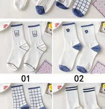 Load image into Gallery viewer, Striped Plaid Sport Socks
